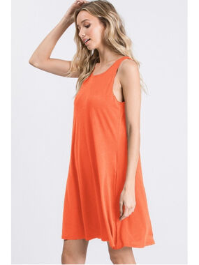 NWOT Heimish Sleeveless Dress with round neck and pockets size 3X
